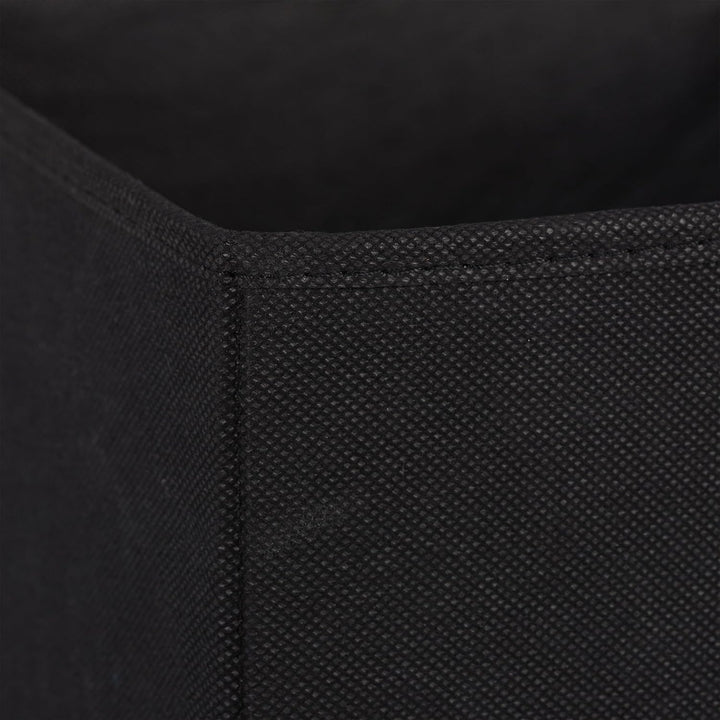 Relaxdays Aufbewahrungsbox 4er Set, Faltbare Regalboxen, HxBxT: 30x30x30 cm, mit Griffen, Faltboxen