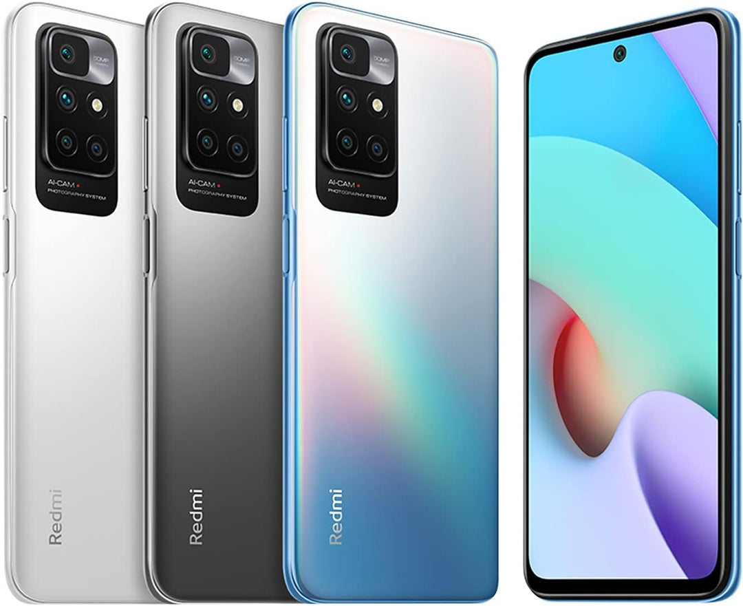 Xiaomi Redmi 10 - Smartphone 4GB+64GB, 50MP AI Quad-Kamera, MediaTek Helio G88-Prozessor, 6.5" FHD+