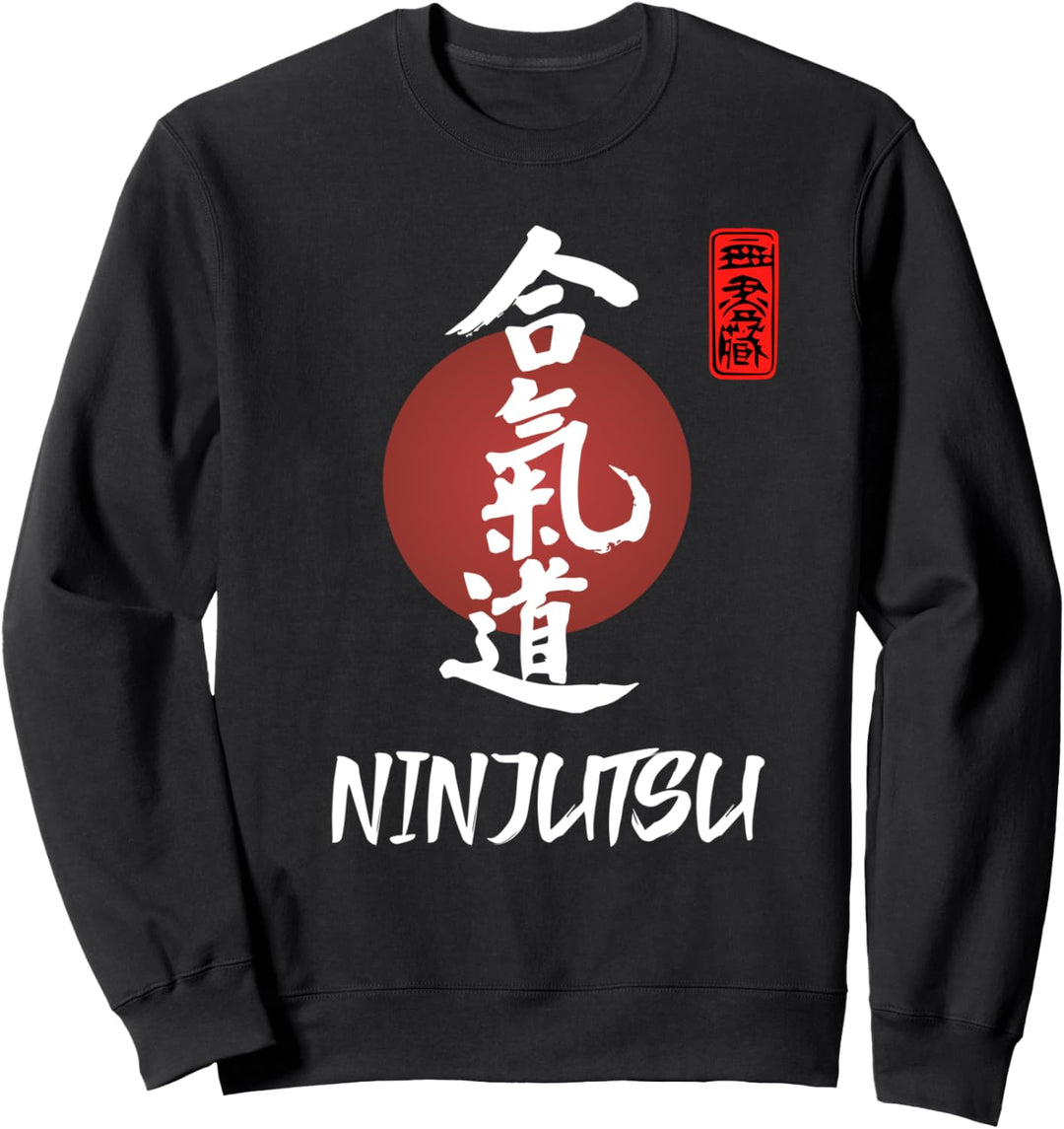 Ninjutsu Instructor Japanische Kalligraphie Martial Arts Group Sweatshirt