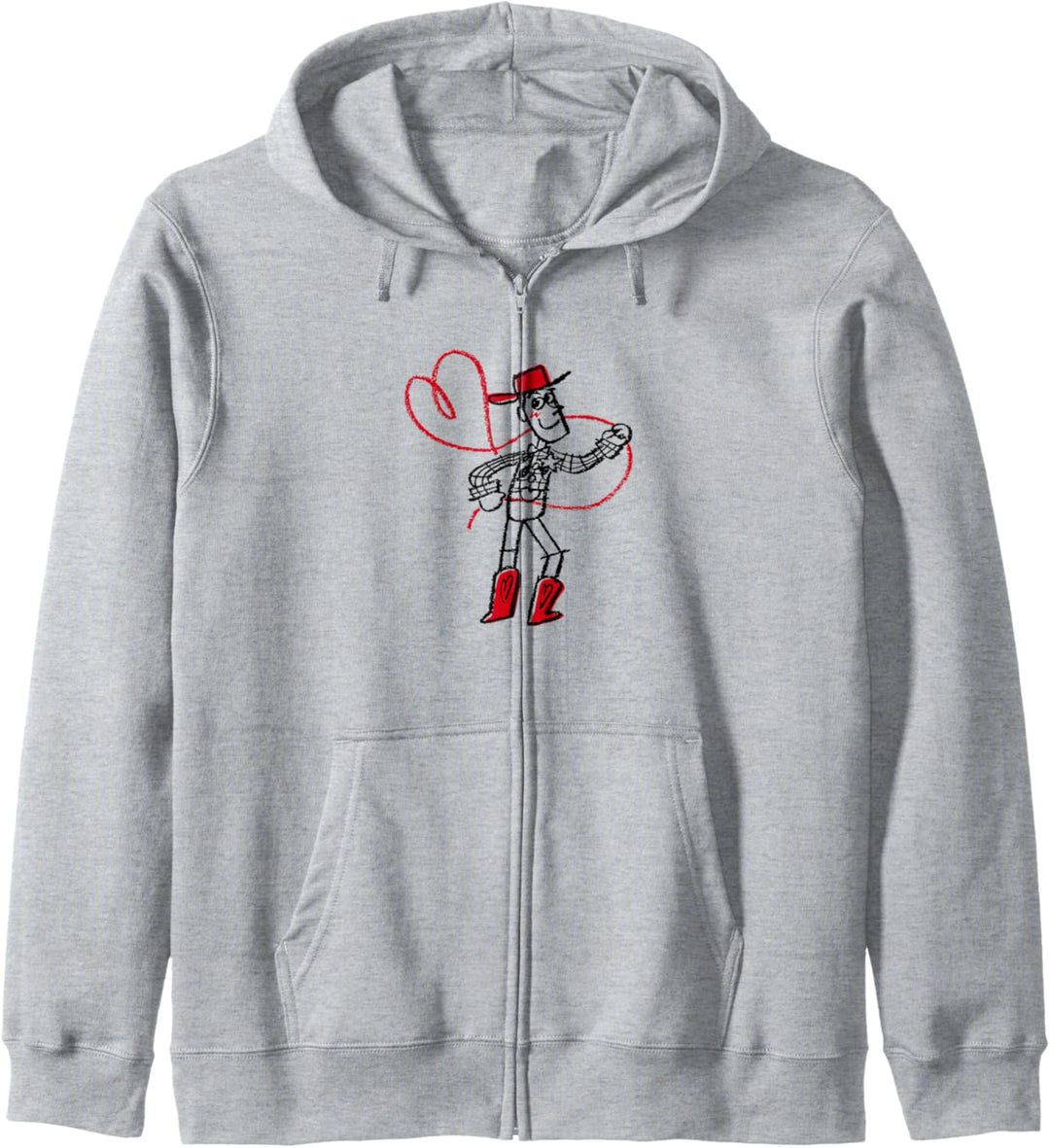 Disney Pixar Toy Story Woody Heart Lasso Kapuzenjacke