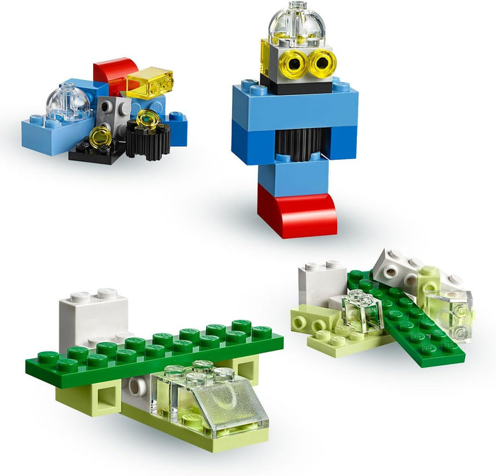 LEGO Classic Bausteine Starterkoffer – Farben Sortieren mit Aufbewahrungsbox, kreatives Geschenk, Ki