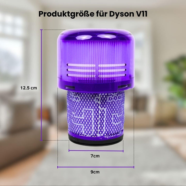 Dripl Filter für Dyson V11/V15 Staubsauger - 3er Pack - Ersatzfilter langlebig & effizient für maxim