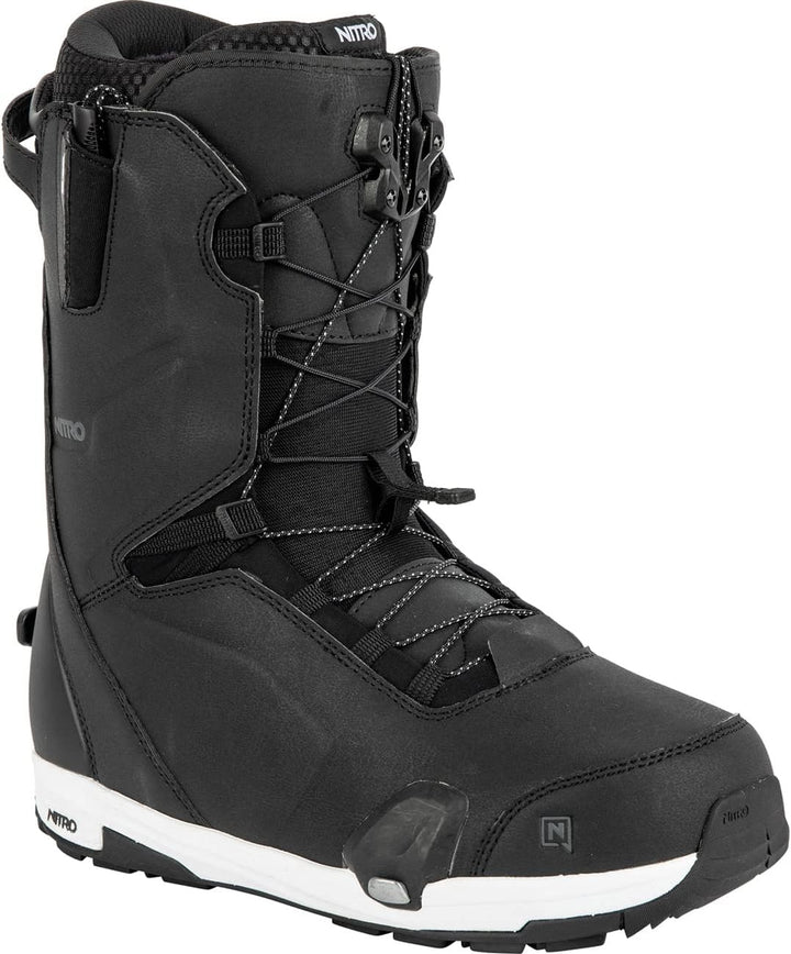 Nitro Herren Snowboards Profile TLS Step On, All Mountain Freeride Freestyle Highend MP 26,5 // EU 4