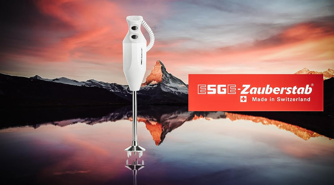 ESGE-Zauberstab P 350 Profi, Stabmixer weiss inklusive Multifunktionsmesser, bis zu 22.000 U/min, 90