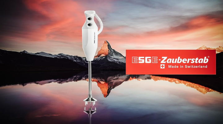 ESGE-Zauberstab P 350 Profi, Stabmixer weiss inklusive Multifunktionsmesser, bis zu 22.000 U/min, 90