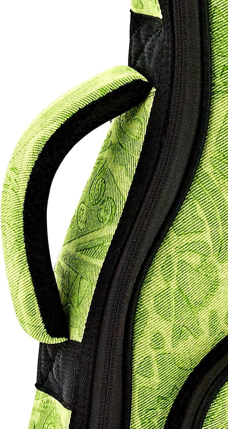 ORTEGA Gigbag für Tenor Ukulelen - Denim Look Green (OUB-TE-GRJ)