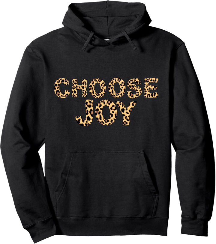 Faith Leopard Letters Christian Bible Based Pullover Hoodie