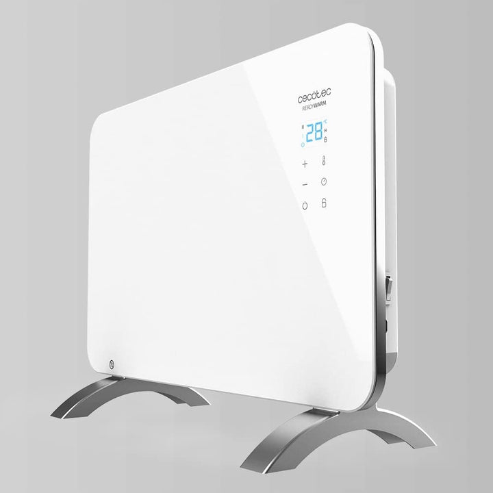 Cecotec Heizkonvektor mit Glasplatte Ready Warm 6650 Crystal Connection. 1000 W, WiFi-Steuerung , ei