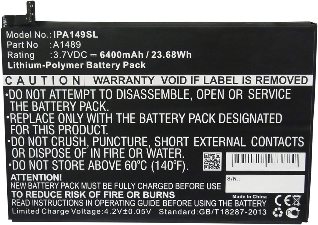 subtel® Ersatz Akku A1512 für iPad Mini 2 / Mini 3 (A1599 / A1600 / A1489 / A1490) 6400mAh Ersatzakk