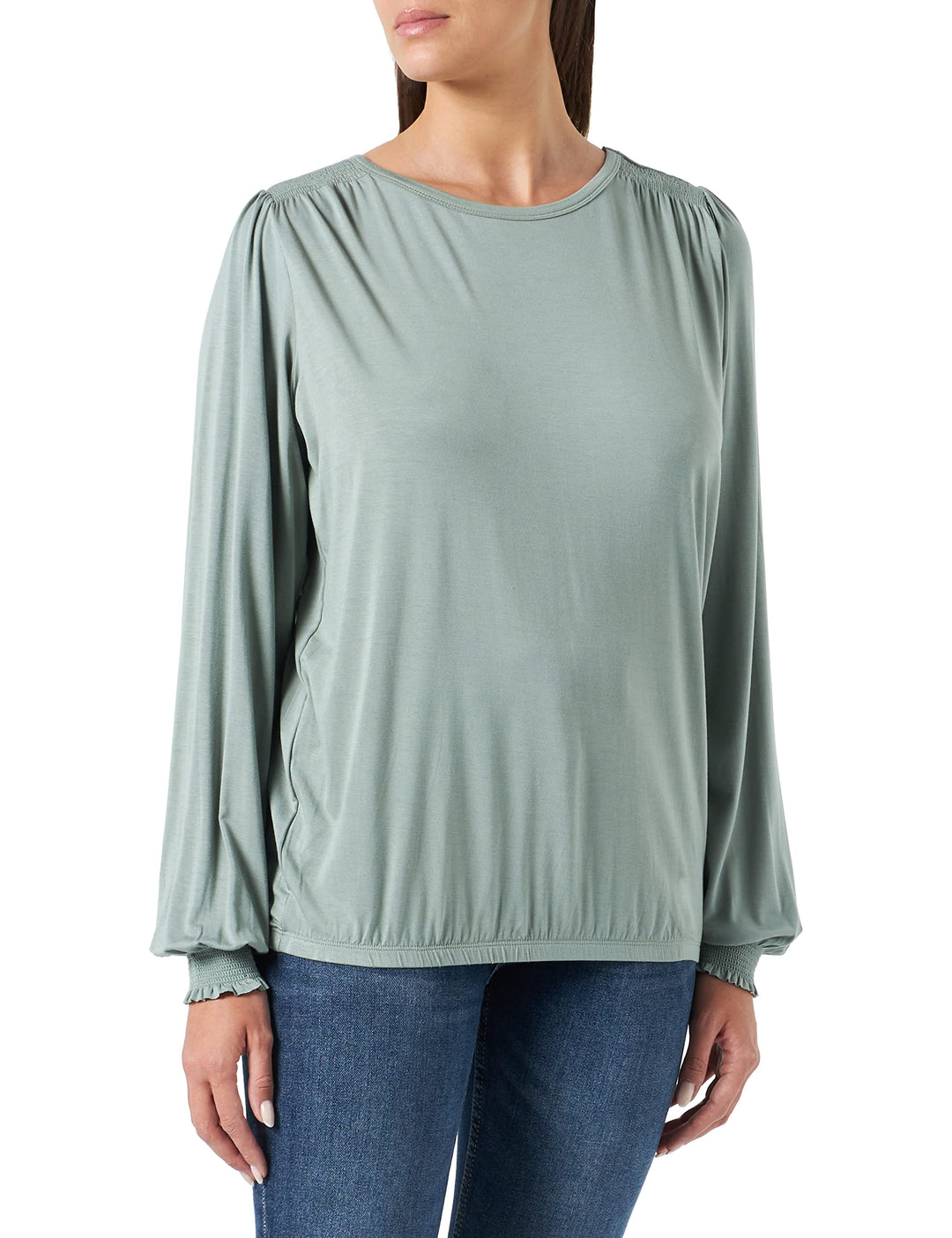 SOYACONCEPT Damen Blouse, Moosgrün