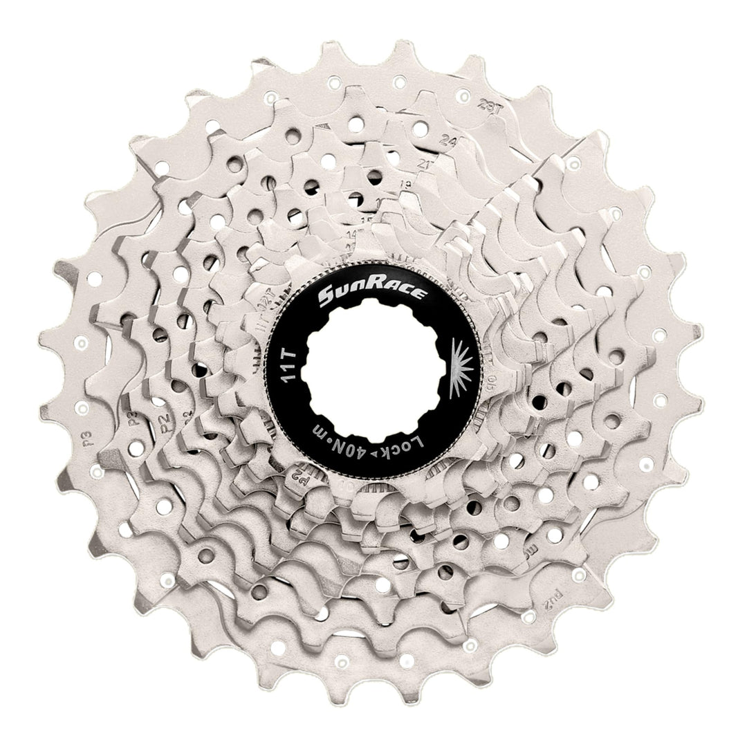 SUNRACE Unisex's CSRS1 Cassette, Silver, 11-32T