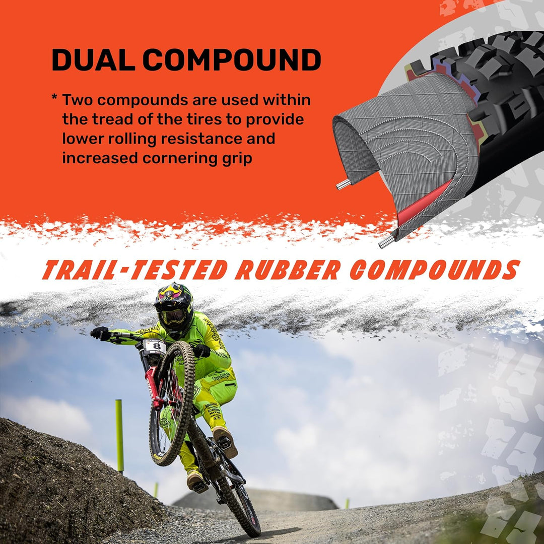 Maxxis Unisex Aggressor zusammenklappbar Dual Compound TR/DD Reifen 29x2.50WT Schwarz, 29x2.50WT Sch
