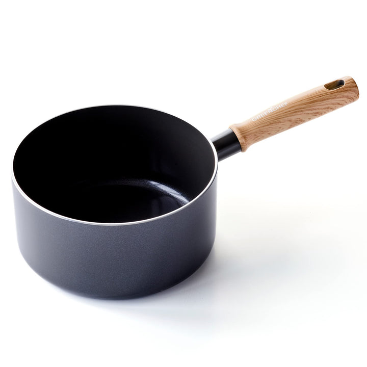 GreenChef Vintage Gesunde Keramische Antihaftbeschichtung, 20cm/3,1 Liter Stielkasserole, Griff in H