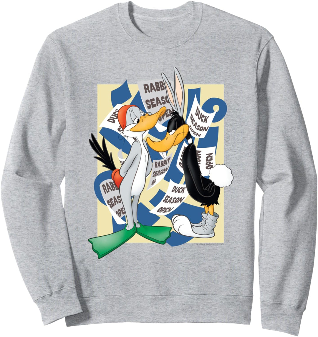 Looney Tunes Rabbit Season Duck Season Sweatshirt