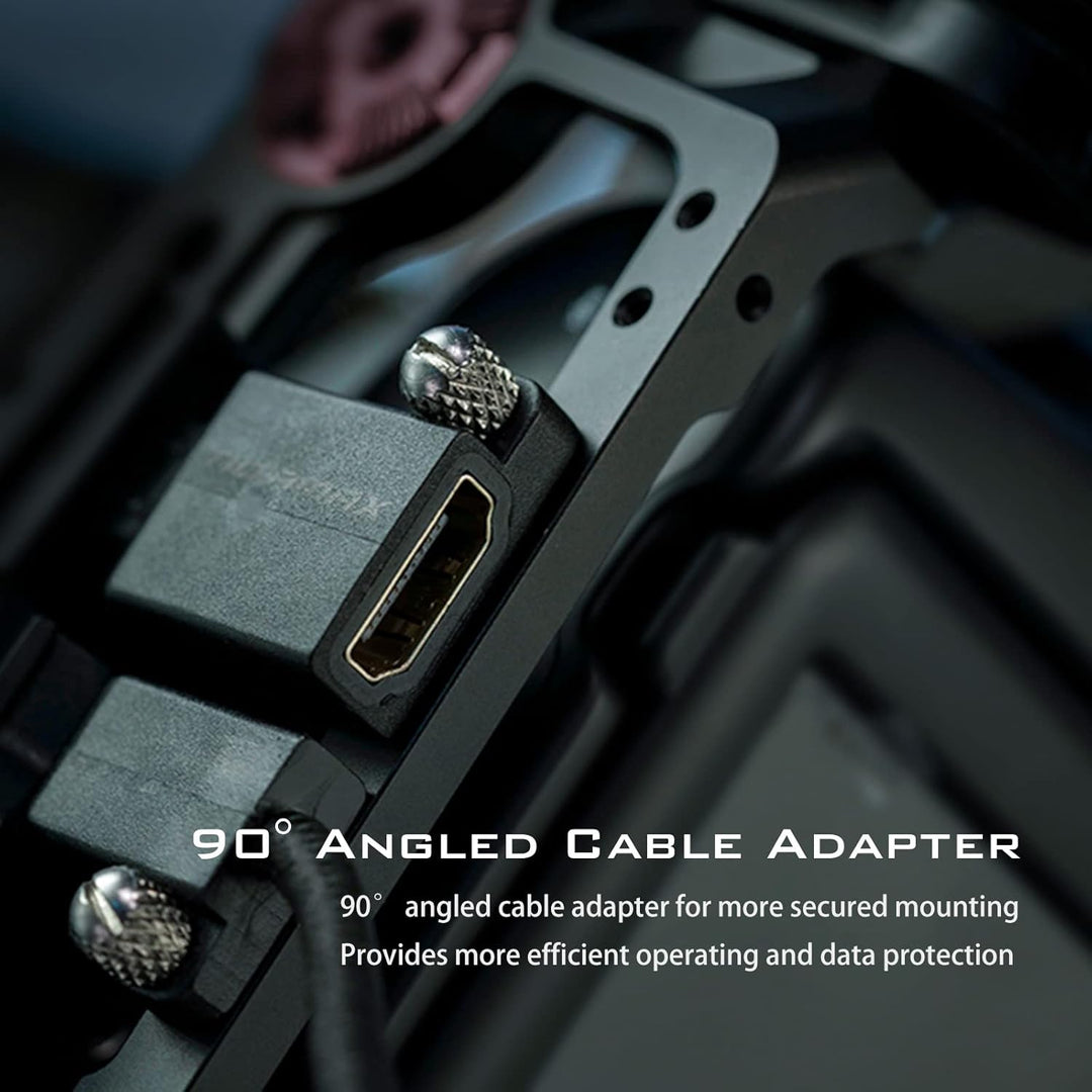 Tilta Camera Cage Basic Kit für BMPCC 6K Pro mit Schnellwechselgriff, HDMI 90-Grad-Adapter TA-T11-B-