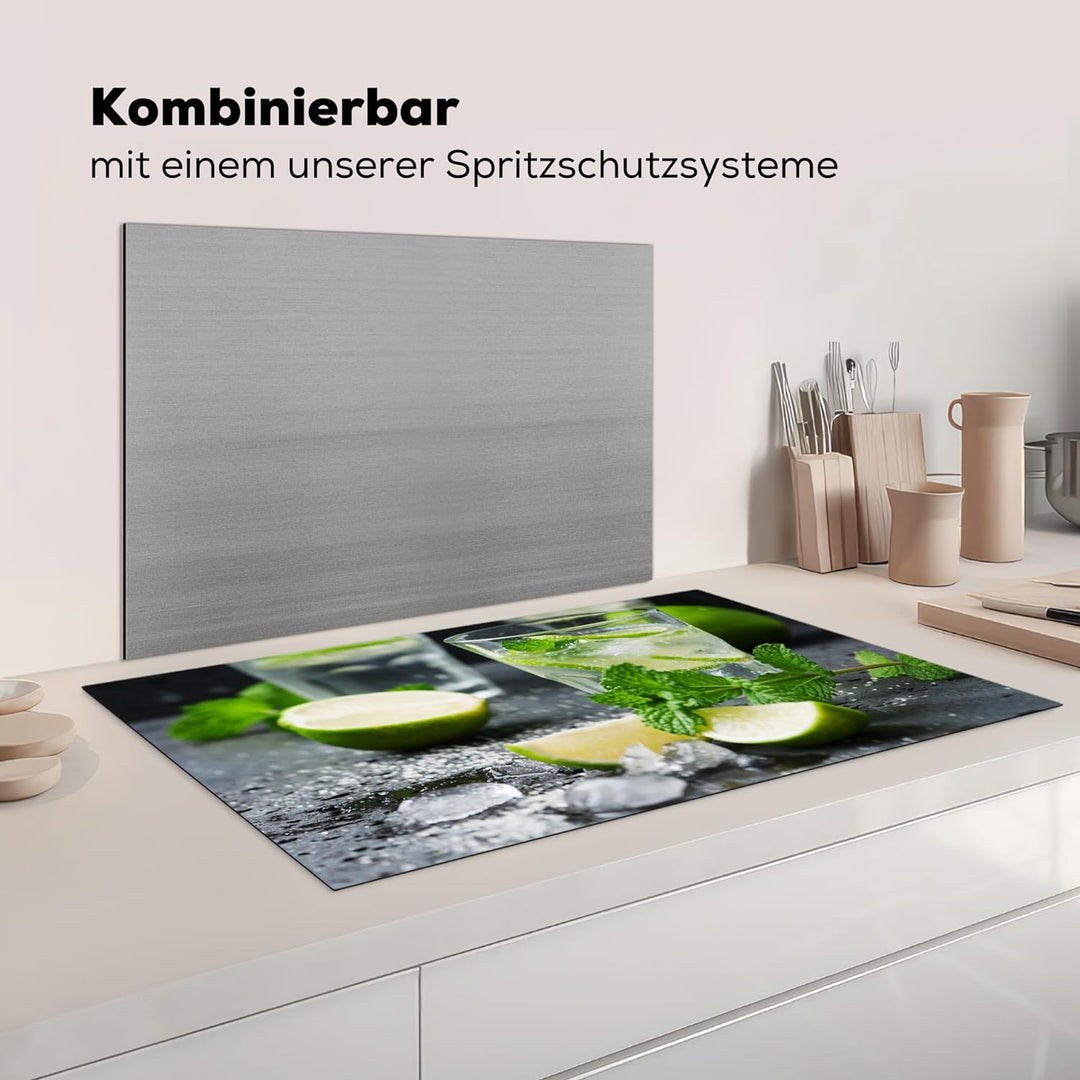 KitchenYeah© Herdabdeckplatte Einteilig Kochfeld Abdeckung Induktionskochfeld Ceranfeld Abdeckplatte