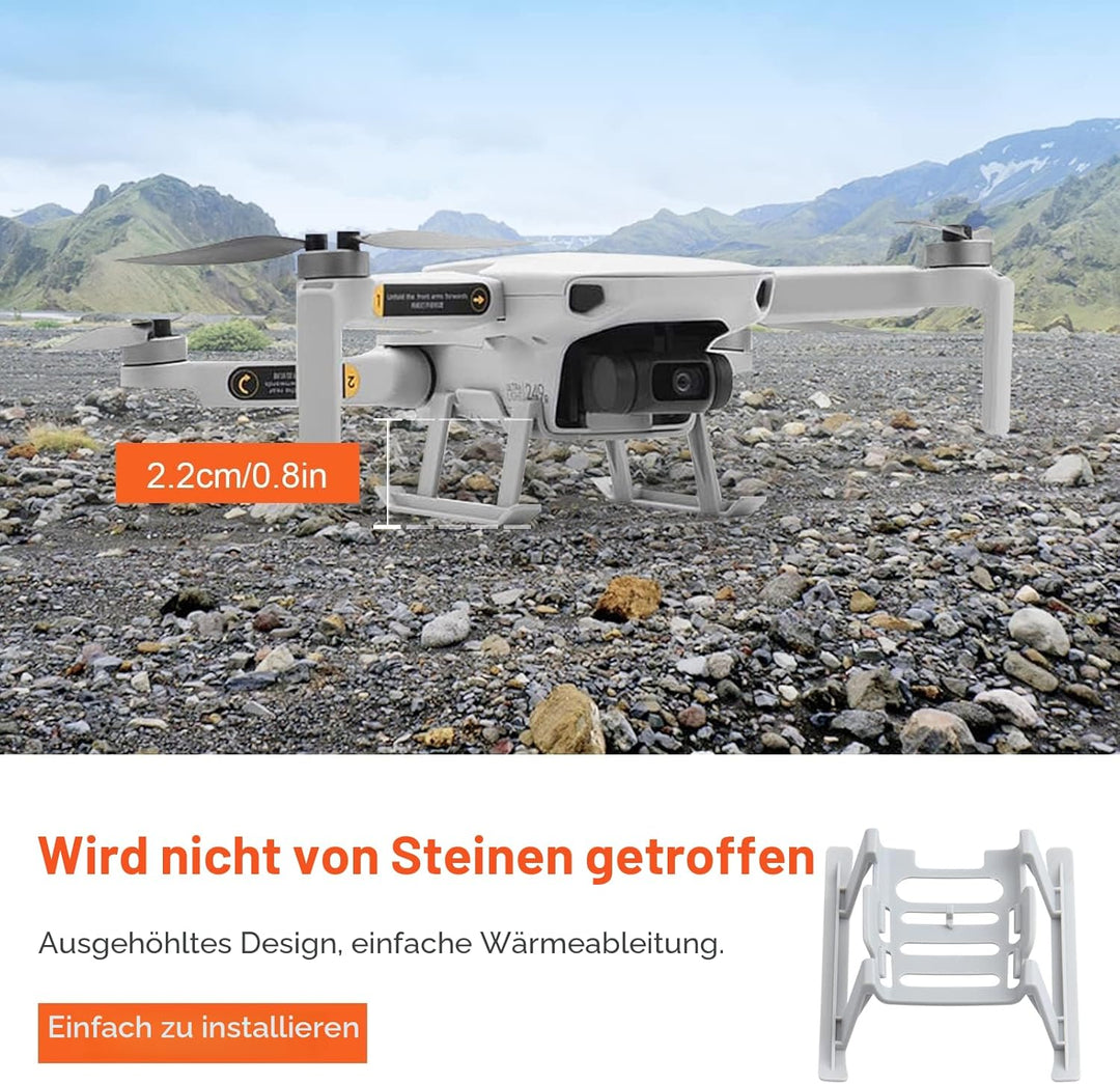 Propeller für DJI Mini 4K/2/SE/2 SE Drohnen Propellerschutz Landegestell Propellerhalterschutz Gimba