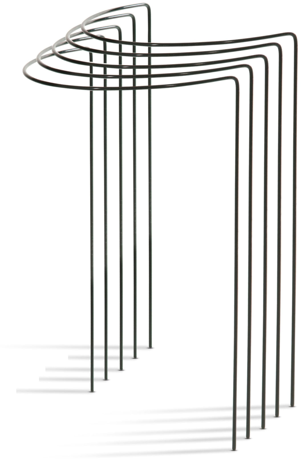 Novatool 5 Strauchstütze Metall halbrund 40 cm Ø70 cm hoch grün Staudenhalter Blumenhalter Rankengew