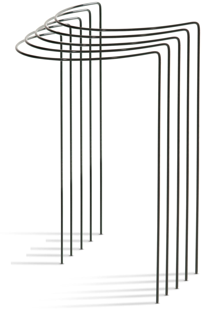 Novatool 5 Strauchstütze Metall halbrund 40 cm Ø70 cm hoch grün Staudenhalter Blumenhalter Rankengew