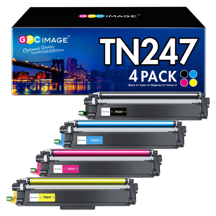 GPC Image TN-243CMYK TN247 Kompatibel für Brother MFC L3750CDW MFC-L3750CDW HL-L3210CW DCP-L3550CDW