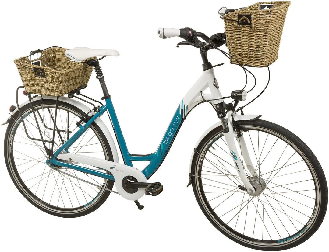 M-Wave Unisex Ocean Seegraskorb F r Den Gep cktr ger Handgemacht, Braun, 41x29.5x17/14.5 cm EU