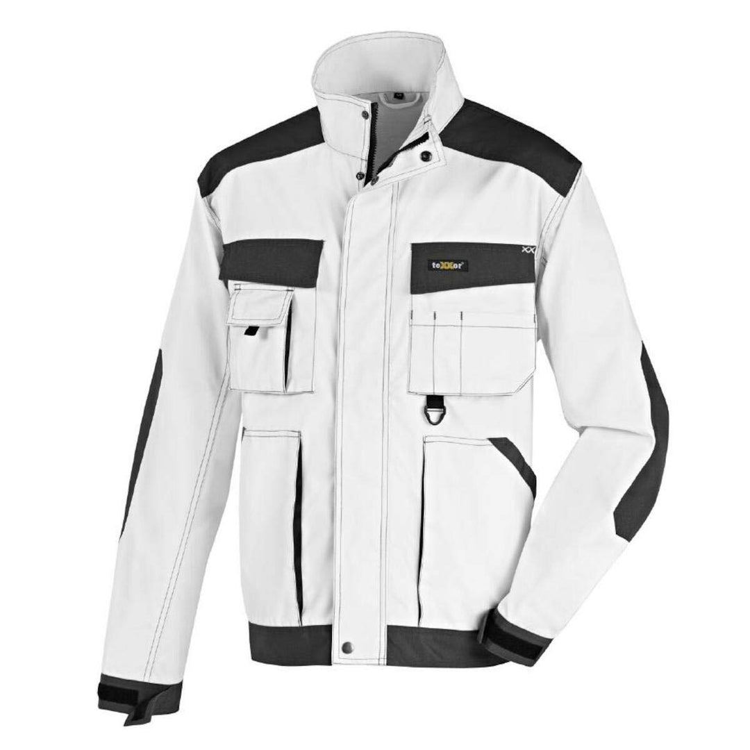 teXXor Bundjacke Antigua, robuste Arbeitsjacke T/C Canvas, 29, weiss, 4164 29 Weiss, 29 Weiß