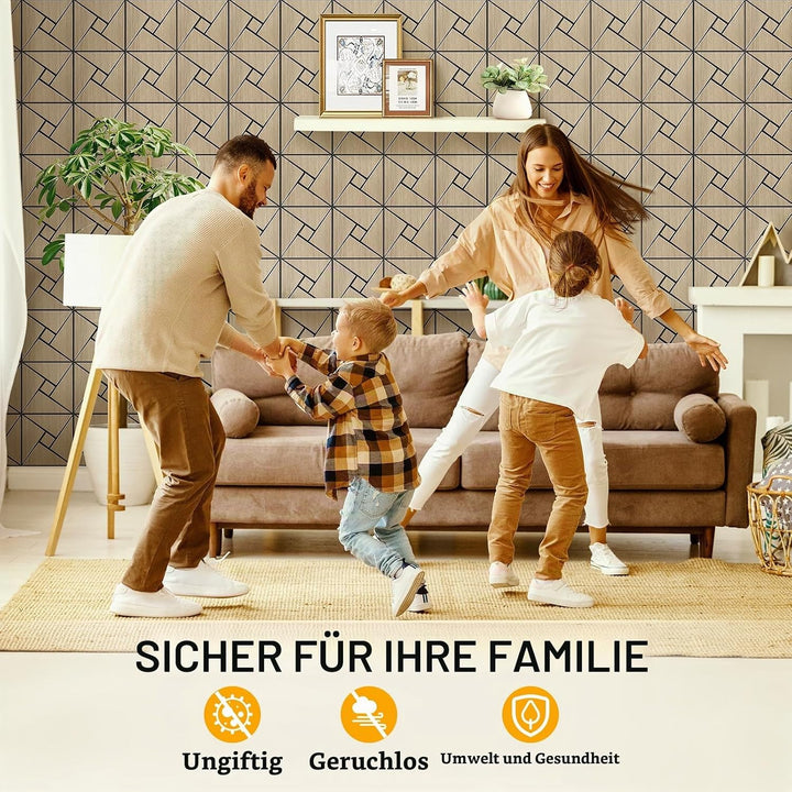 JAMELO Akustikpaneele Holz Furnier 10 Stücke | 30 * 30 * 1.2cm Akustikplatten Selbstklebend 3D Wandp