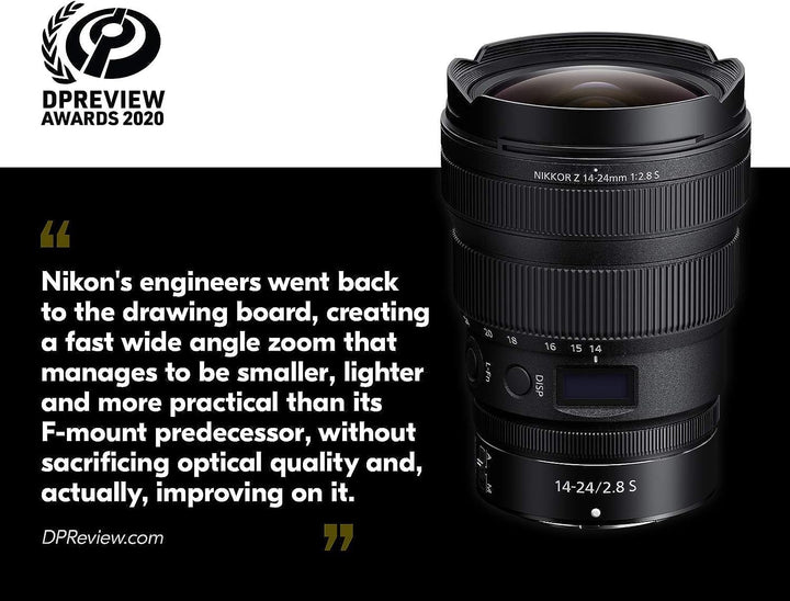 Nikon Z 14-24 mm 1:2.8 S (INKL. HB96, HB97, CL-C2) JMA711DA