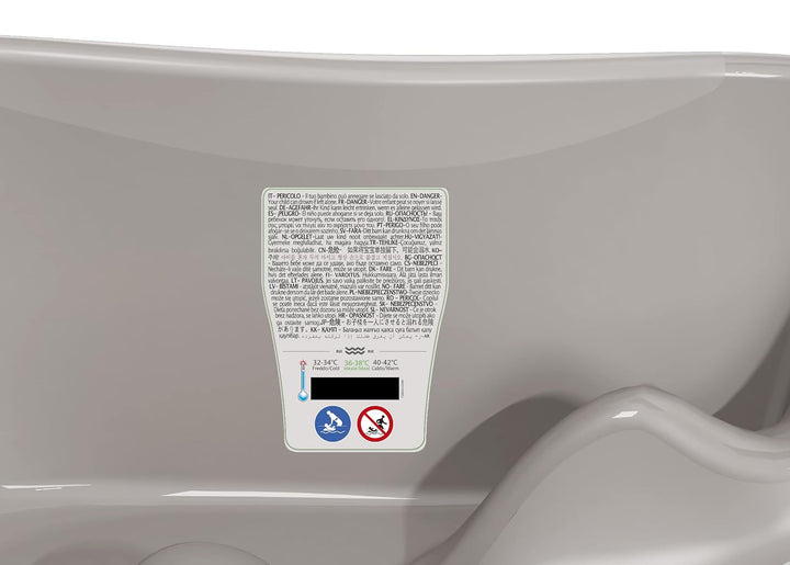 OK Baby N38232035X Onda - Baby-Badewanne, grau, Grau