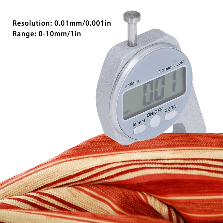 LiebeWH Digitales Dickenmessgerät 0-10 Mm Messbereich Elektronischer Mini-Messschieber Dickenmesser