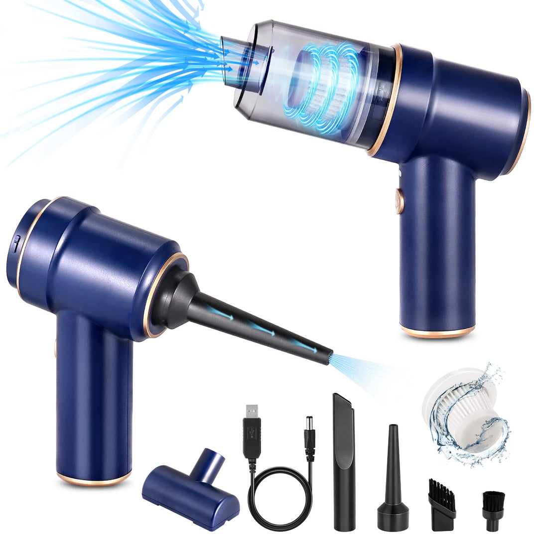 URAQT Handstaubsauger, 9000 Pa Leistungsstarker Handstaubsauger Akku, 3 in 1 Staubsauger, USB Wieder
