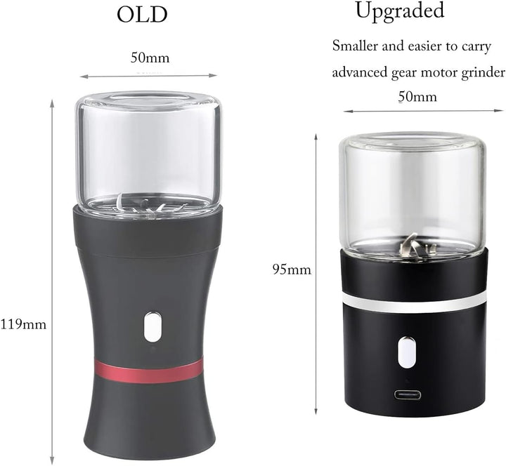 AiTURE Mini-Mühle, elektrisch, 400 mAh, mit 50-ml-Glas, einfach zu tragen (small), small