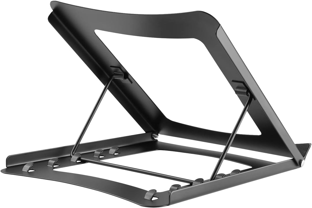 Newstar Deskstand Laptop/iPad-Ständer Schwarz NSLS075BLACK Schwarz Erhöhter Laptop-Ständer, Schwarz