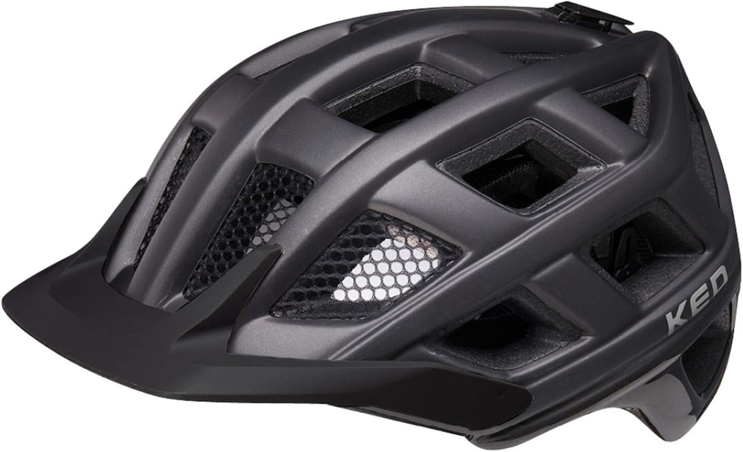 KED Crom MTB Fahrrad Helm matt schwarz 2023 L (57-62cm), L (57-62cm)