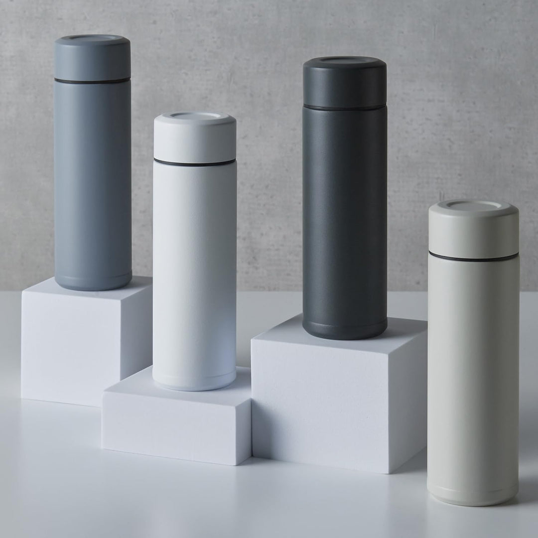 Kyocera isolierte Slim-Trinkflasche mit keramischer Innenbeschichtung, 12 Stunden heiss, 24 Stunden