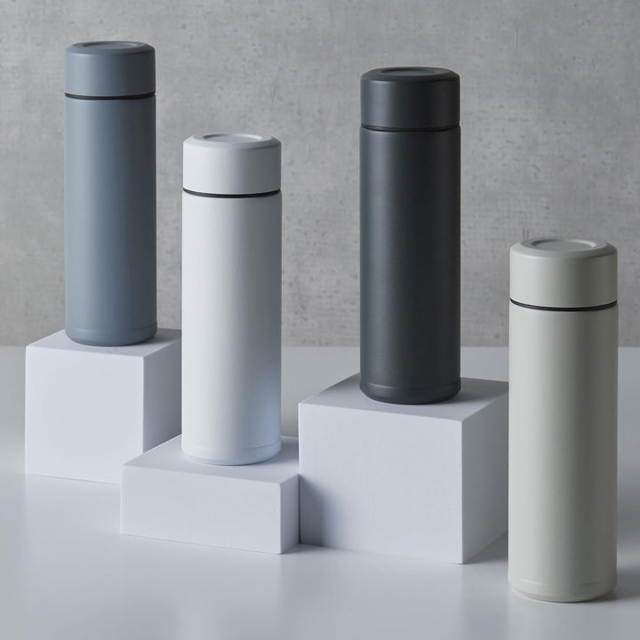 Kyocera isolierte Slim-Trinkflasche mit keramischer Innenbeschichtung, 12 Stunden heiss, 24 Stunden