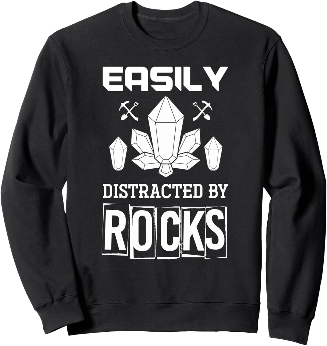 Gestein Sammler Nerd Geologe Geschenk Lustiges Geologie Sweatshirt