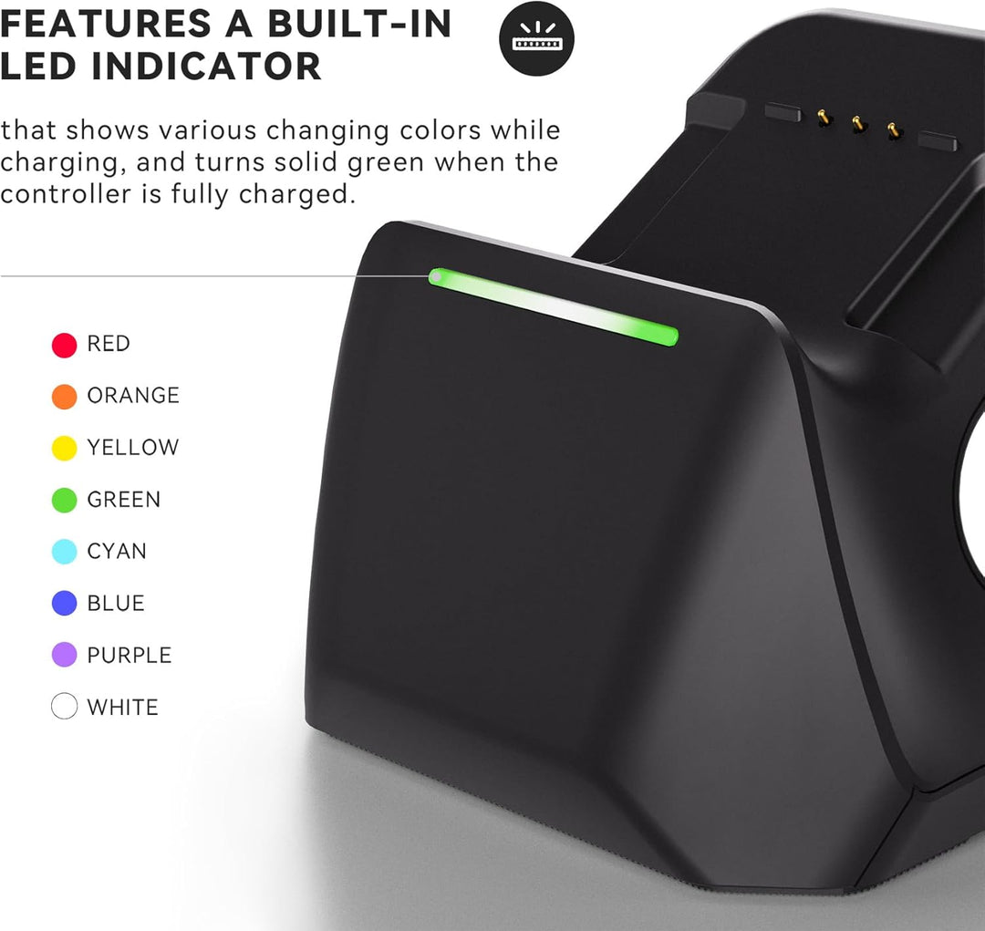 Ladestation für Xbox Elite Series 2 Controller, Magnetische Ladegerät Dock Zubehör für Xbox Elite Se