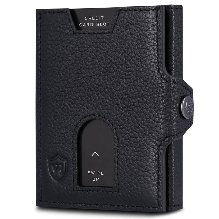 VON HEESEN Slim Wallet mit RFID Schutz - Geldbörse Herren klein - Mini Geldbeutel Damen Portmonee -