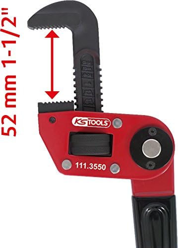 KS Tools 111.3550 Einhand-Rohrzange 1.1/2" mit verstellbarem Kopf