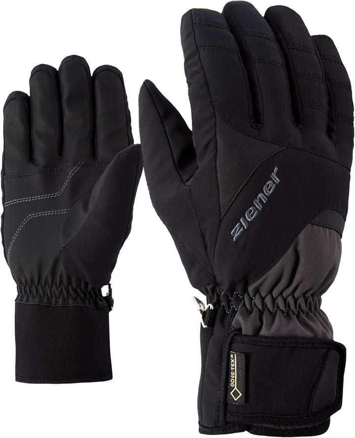 Ziener Guffert GTX Ski-Handschuhe/Wintersport | Wasserdicht, Atmungsaktiv 9 graphite/black, 9 graphi