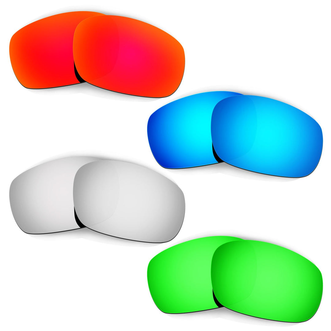 HKUCO Mens Replacement Lenses for Oakley Racing Jacket - 4 Pair