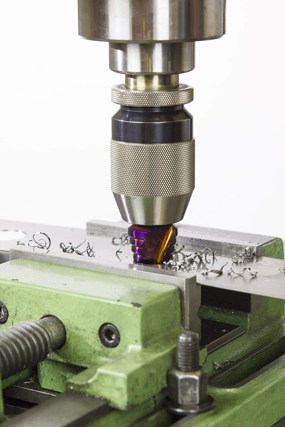 Exact 07032 Stufenbohrer Ø 4-20mm, Spiralnute, HSS, TiN