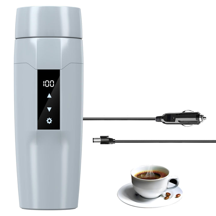 12V Auto elektrische Heizung Wasserkocher mit Temperaturregelung,40~100℃einstellbar,Mini tragbare el