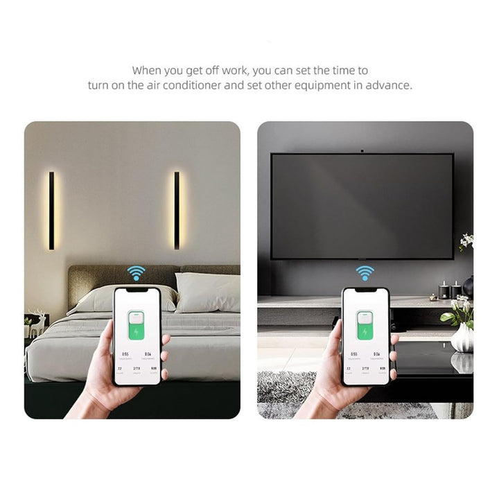 DIN-Schienen-Leistungsschalter Smart PA66 Flammhemmendes Material WIFI-Schalter Handy-Fernbedienung