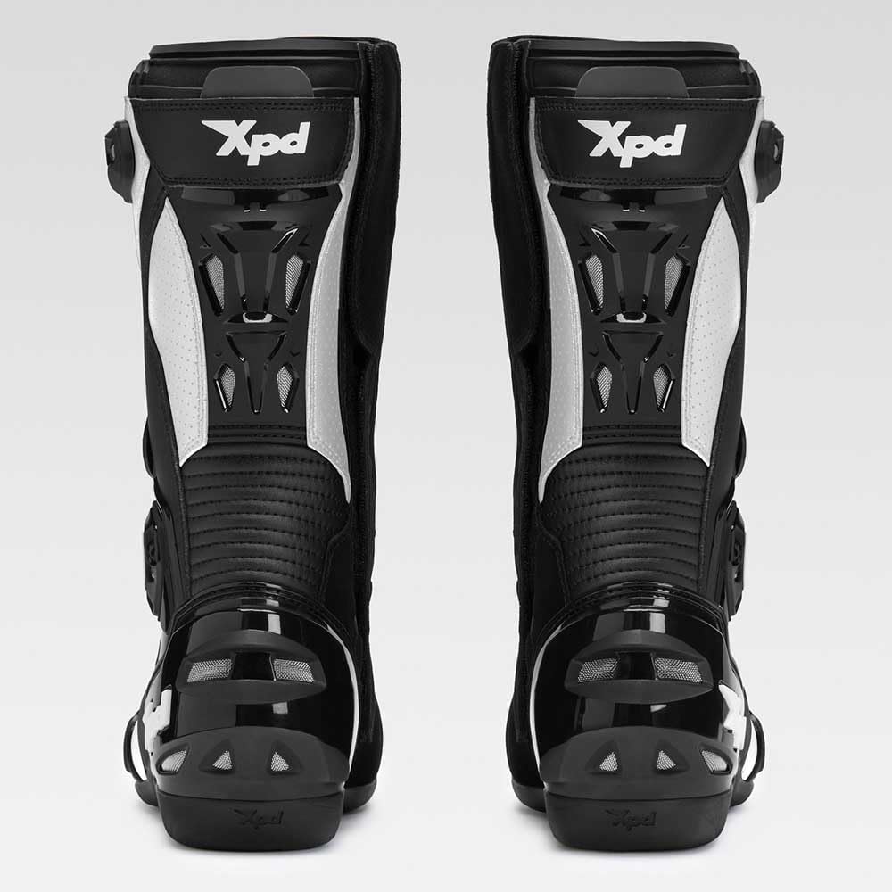 XPD XP6-S Motorrad Stiefel, schwarz/weiss, 39 39 EU Schwarz Weiss, 39 EU Schwarz Weiss