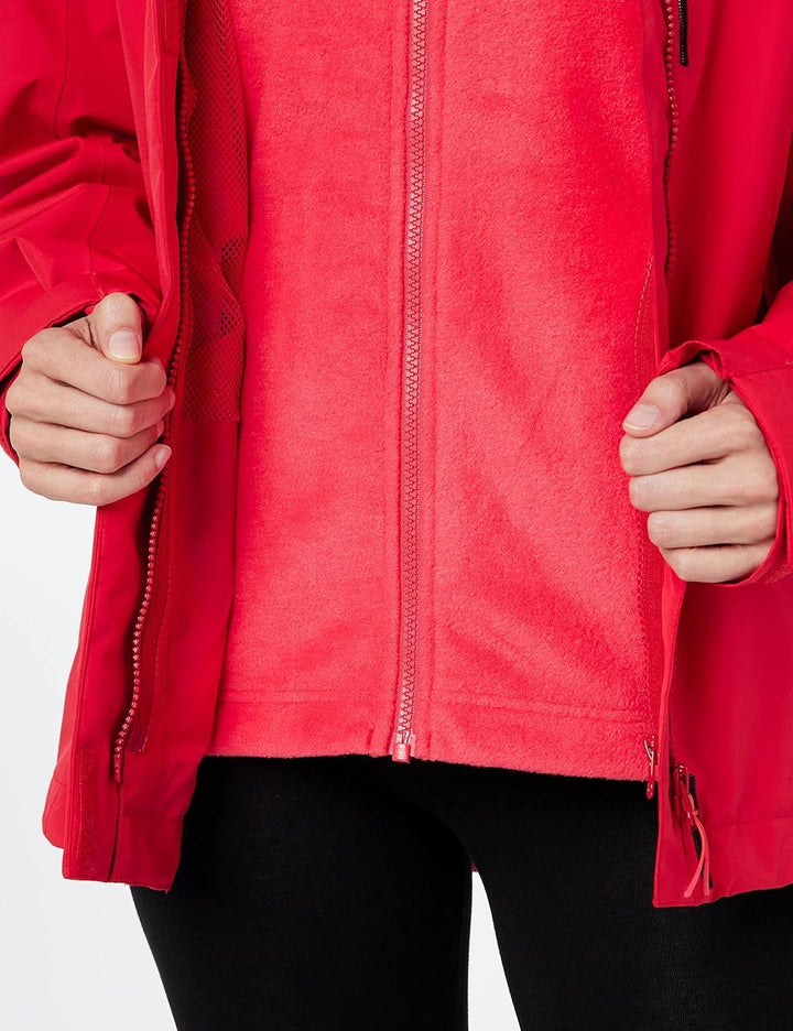 Schöffel Damen 3in1 Jacket Partinello L, wind- und wasserdichte Winterjacke mit separat verwendbarer
