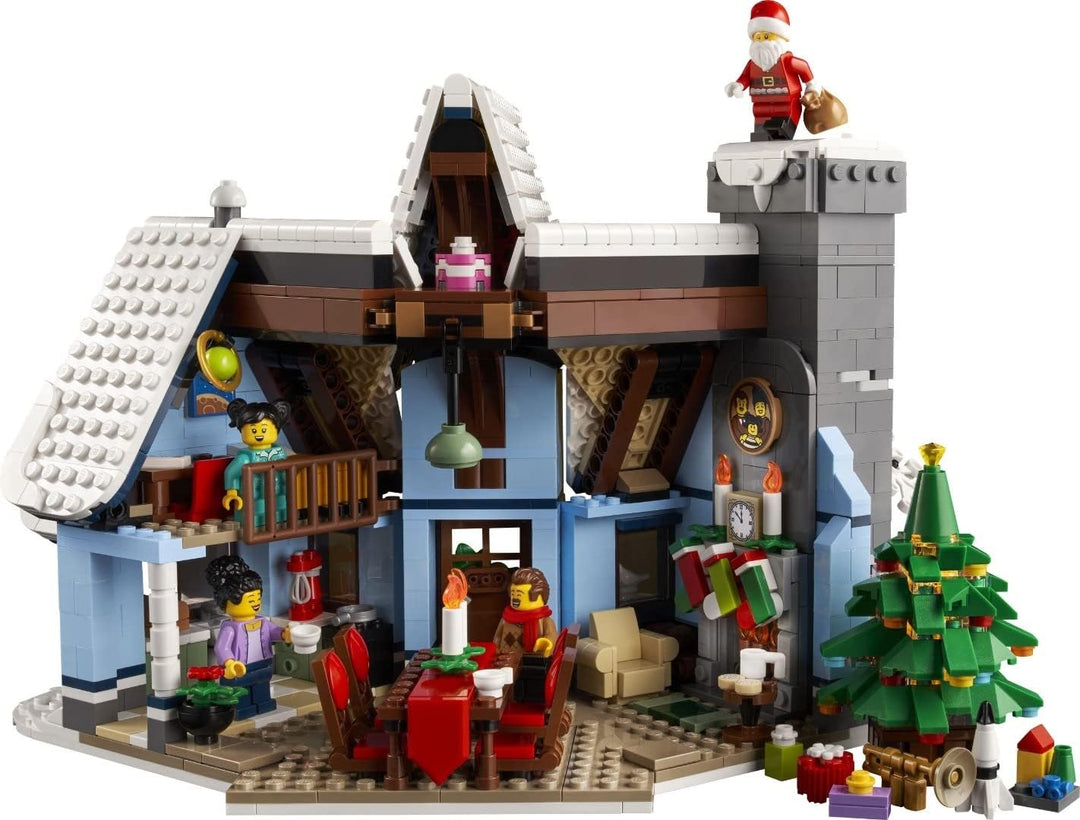 LEGO Santa’s Visit 10293 Building Kit (1,445 Pieces) Frustfreie Verpackung, Frustfreie Verpackung