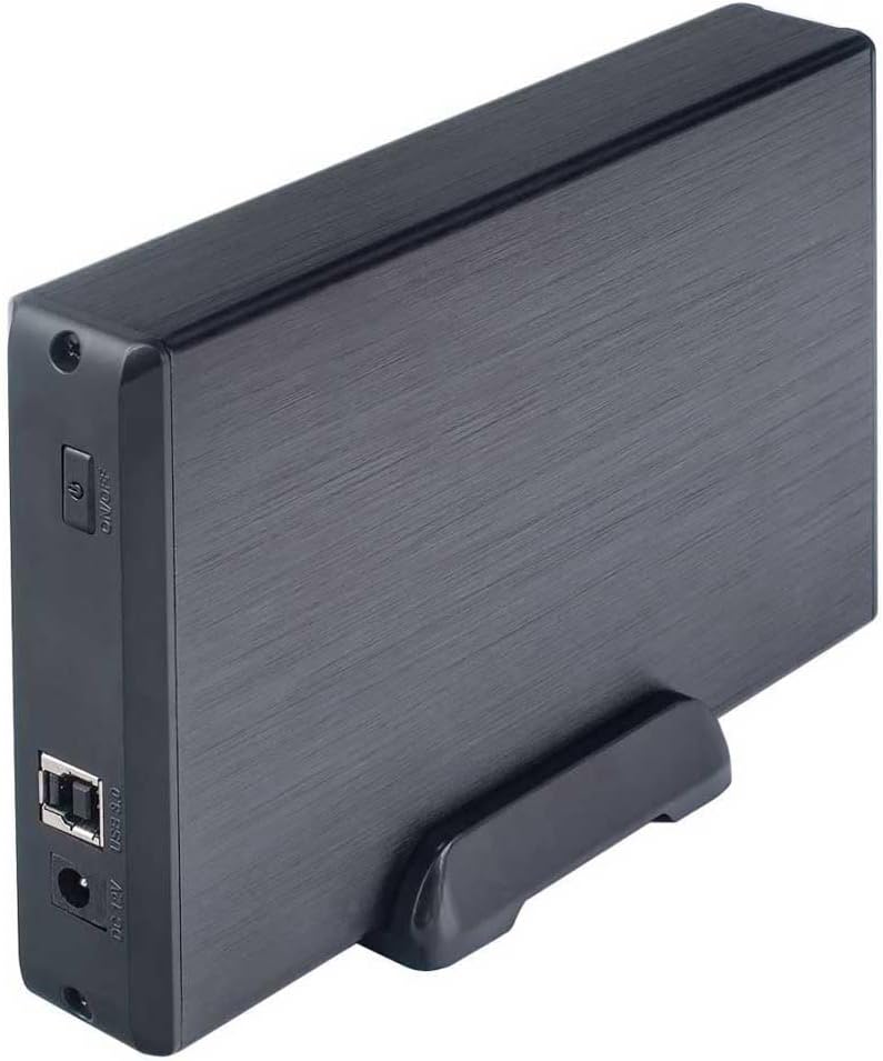 AISENS - ASE-3530B – Externes 3,5-Zoll-Gehäuse SATA I, II und III auf USB 3.0/USB3.1 GEN1, schwarz