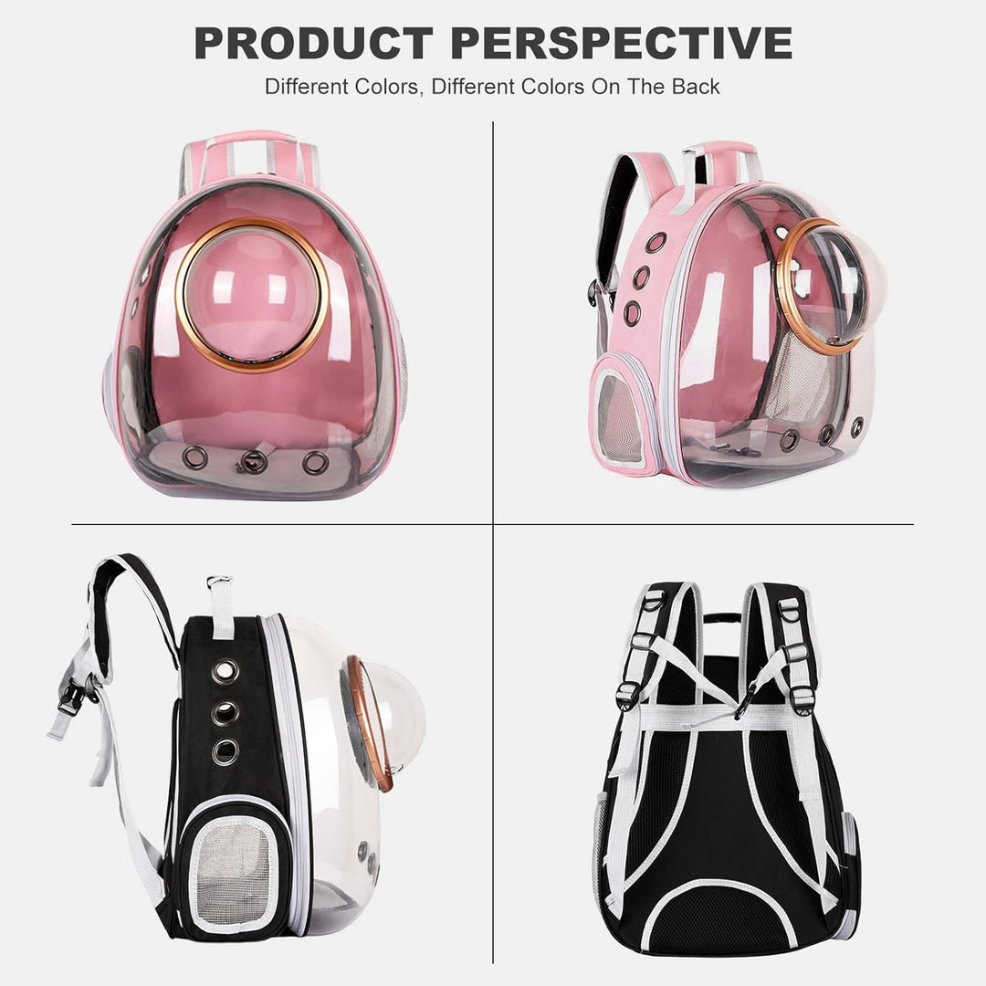 PETCUTE Haustier Rucksack Raumkapsel,Atmungsaktive Wärme Proof,Katzen Rucksack Träger mit Sicherheit